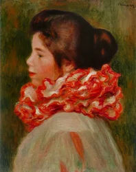 Woman with Red Collar